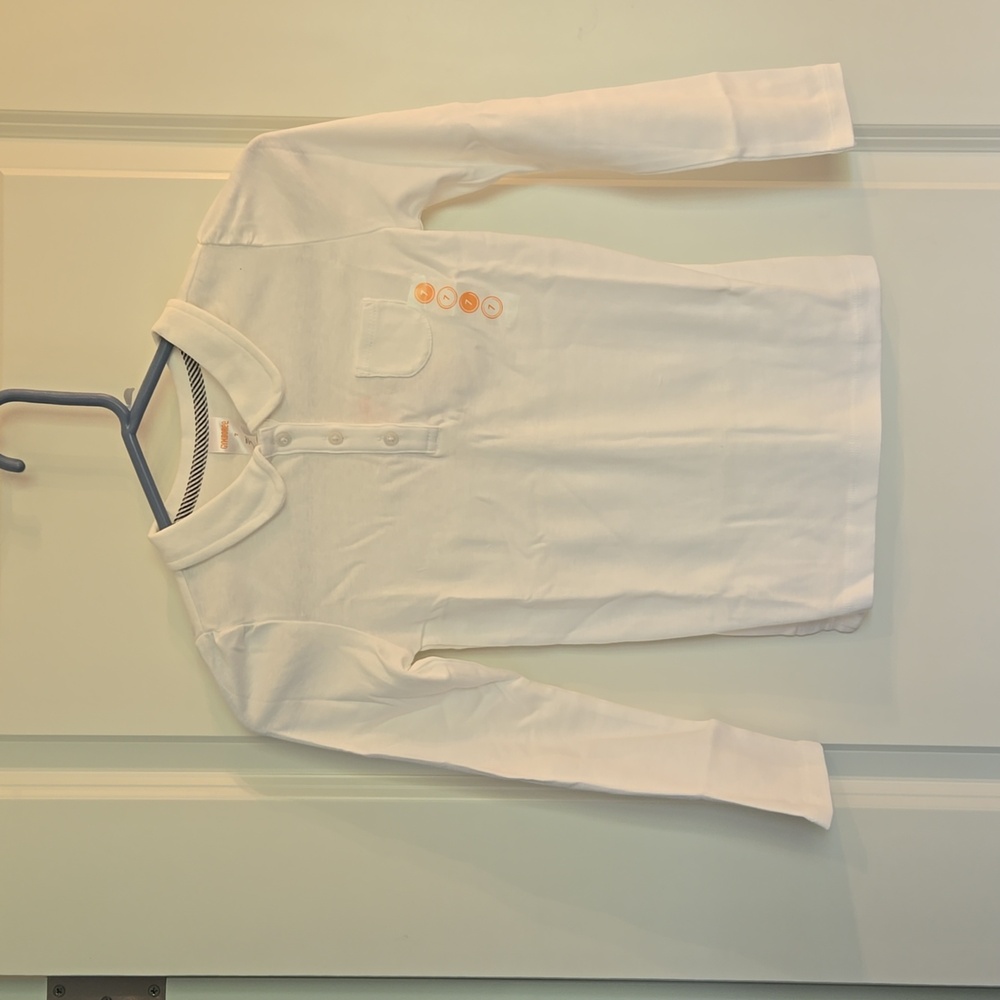 Gymboree Long Sleeve white uniform shirt- Girls 7 NWT